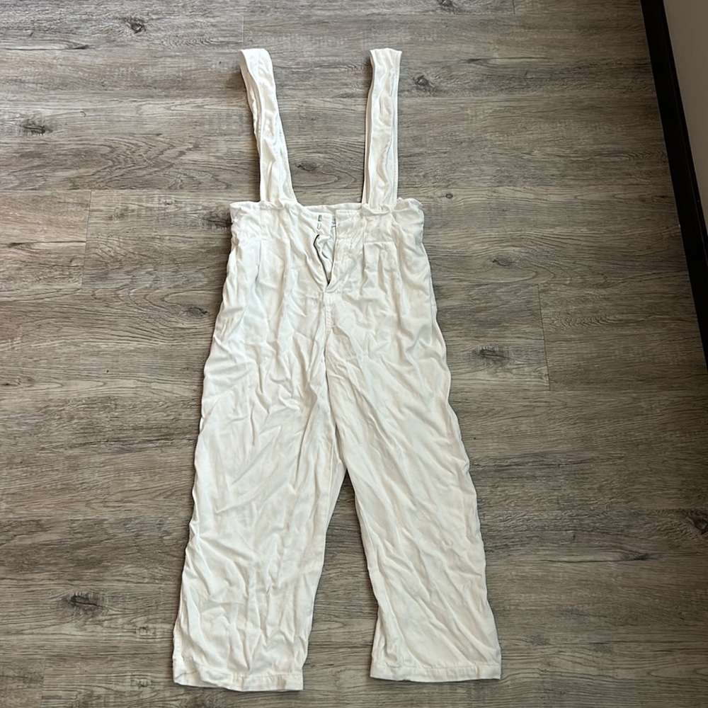 M Zara white jumpsuit
